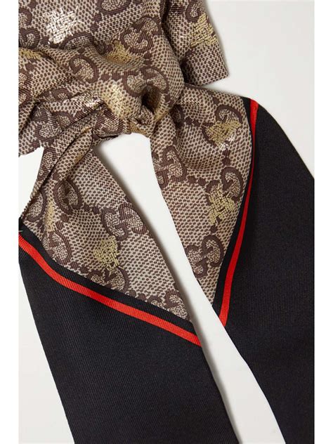 gucci women's hair scarf|original Gucci silk scarf.